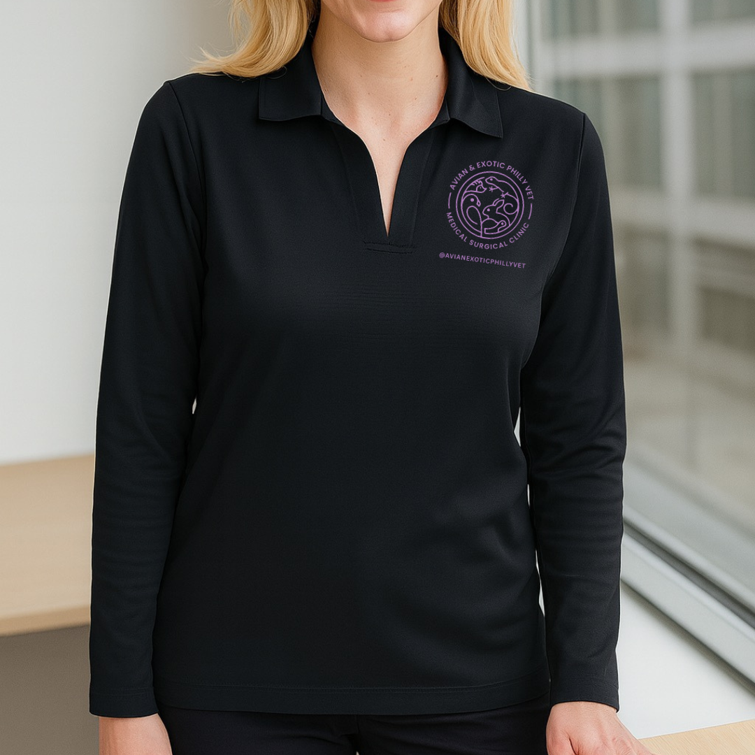 Avian Exotic Long Sleeve Womens Polo