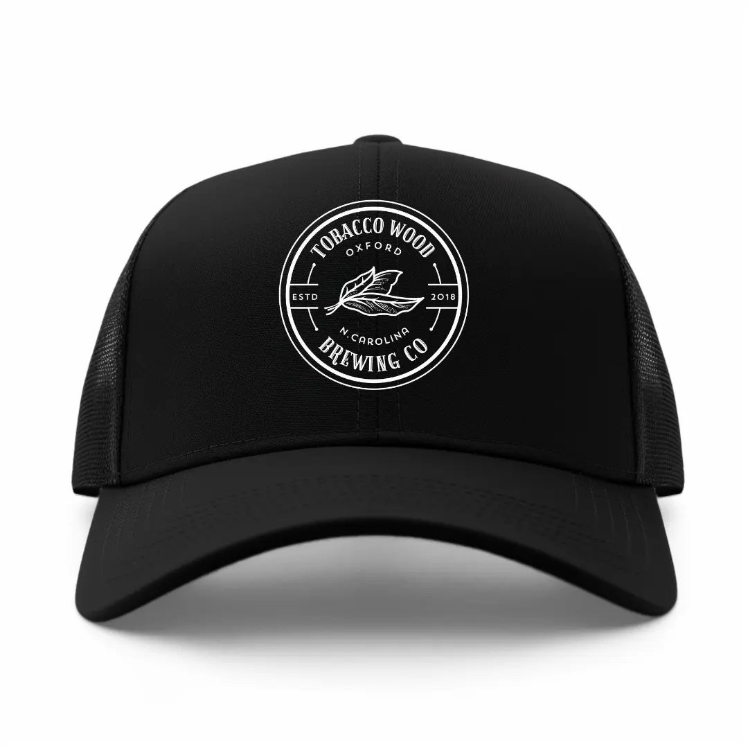 Tobacco wood-colored brewing twill hat by Winks Design Studio, LLC, featuring a stylish, structured hat with a curved brim and adjustable strap.