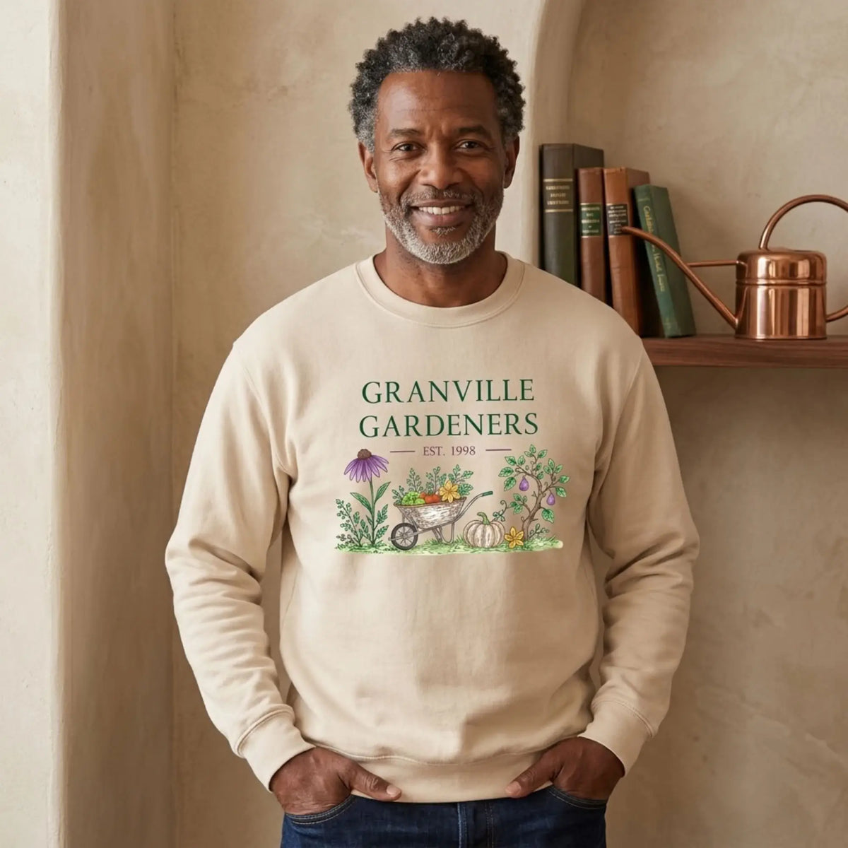 Granville Gardeners Harvest Crewneck Winks Design Studio,LLC