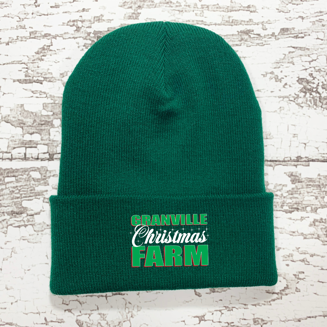 Granville Christmas Farm Beanie - Winks Design Studio,LLC
