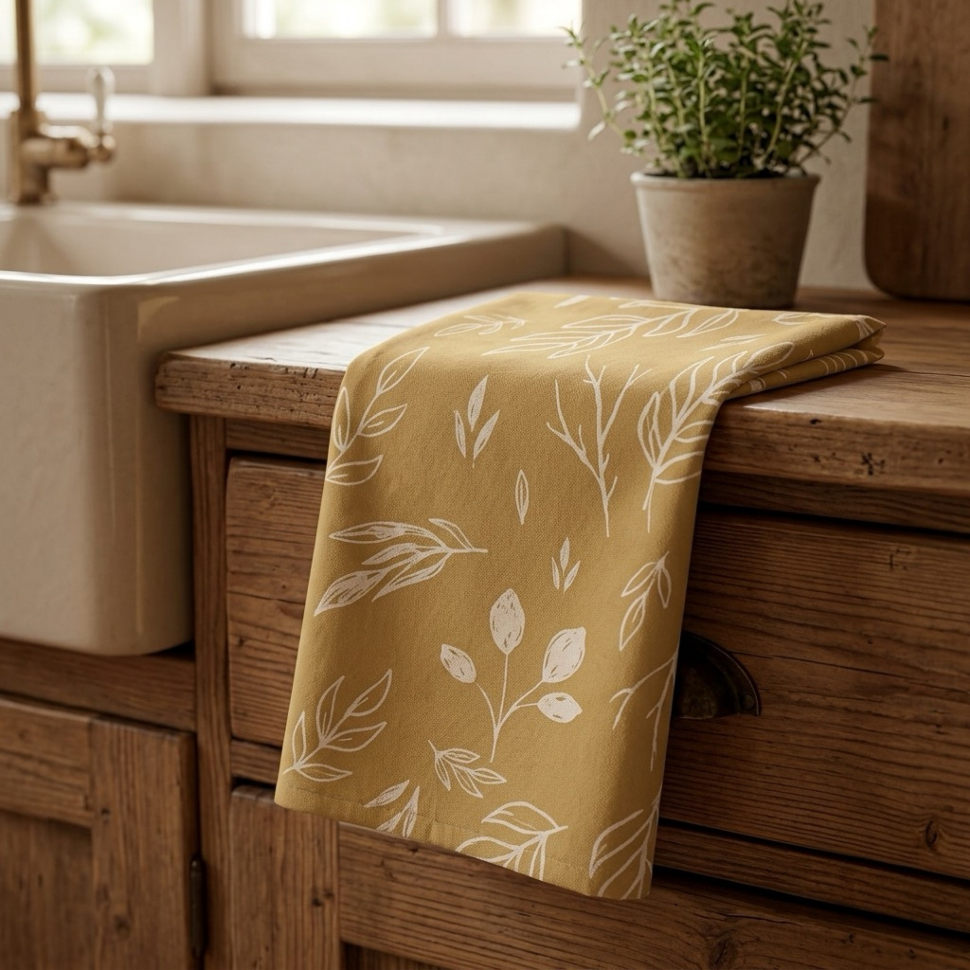 Sage & Stem Microfiber Kitchen Towel 26x18in