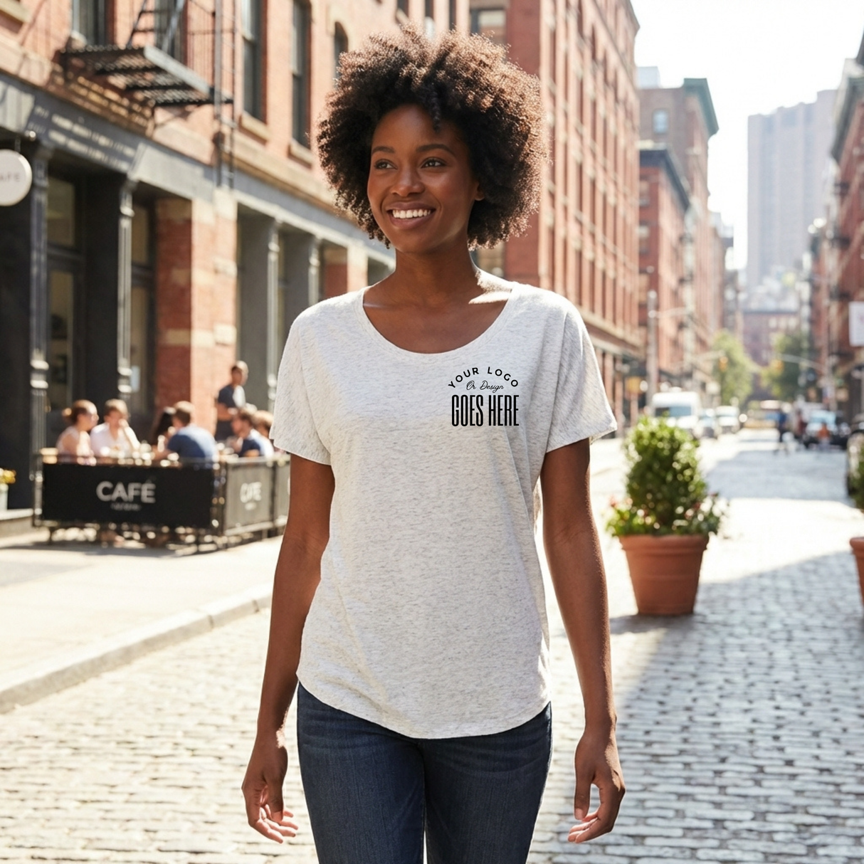 Custom Women's Next Level Triblend Dolman Tee | Soft Tri-Blend Personalized Shirt - Winks Design Studio,LLC