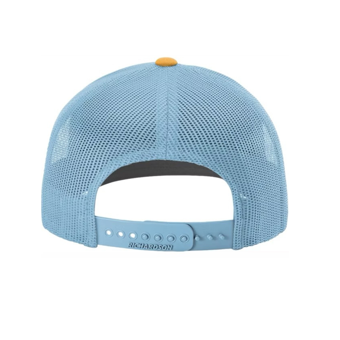 Oxford NC Multicolor Water Tower Trucker Hat - Winks Design Studio,LLC