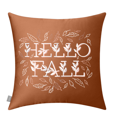 Hello Fall Pillow - Winks Design Studio,LLC