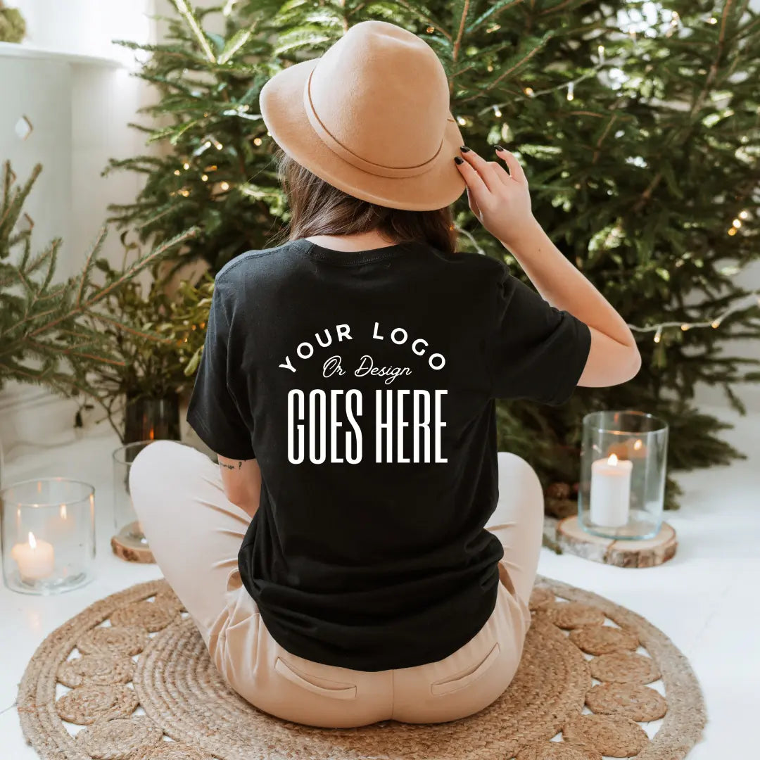 Custom Bella Canvas CVC short sleeve T-shirt by Winks Design Studio, LLC, featuring a soft fabric and classic fit.