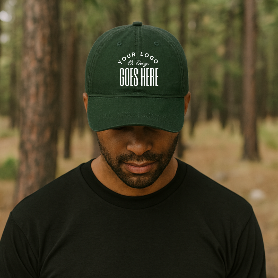 Sombrero de sarga con logotipo personalizado