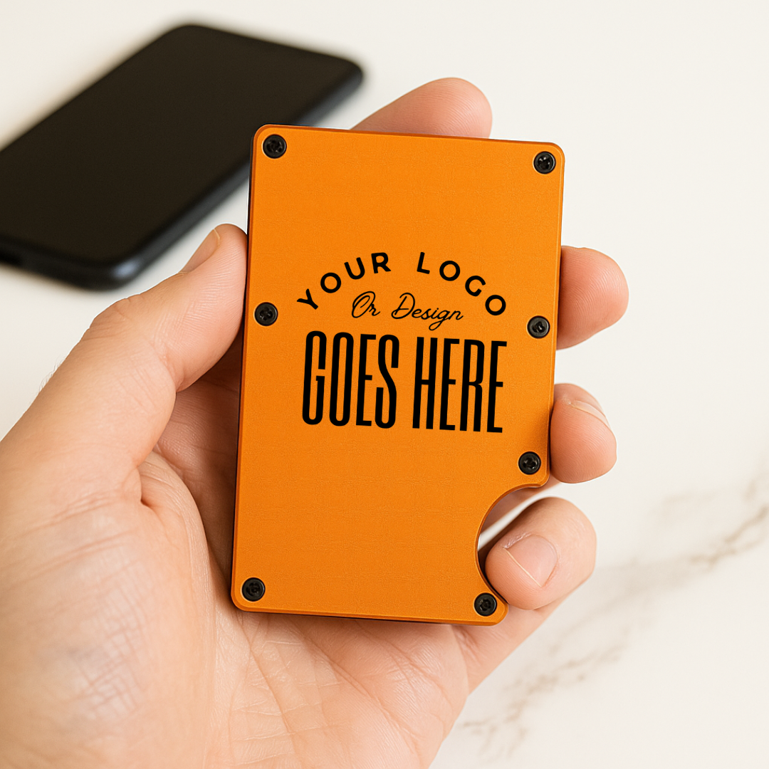 Custom Engraved RFID Money Clip - Winks Design Studio,LLC