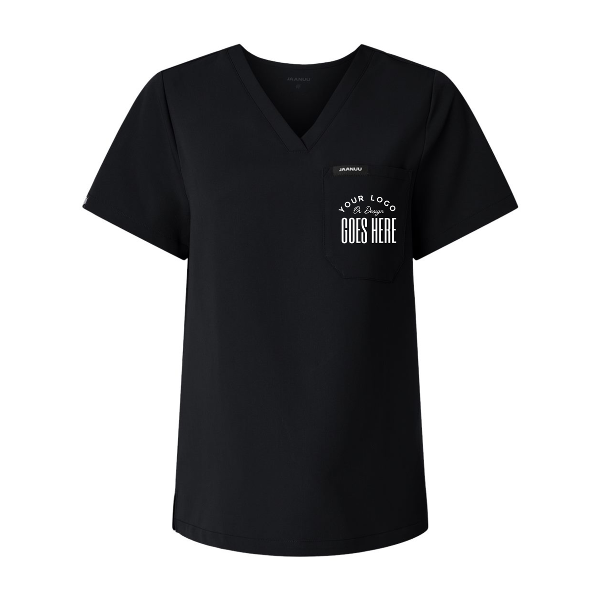 Custom Jaanuu Women's Scrub Top | Rhena V-Neck Medical Uniform - Winks Design Studio,LLC