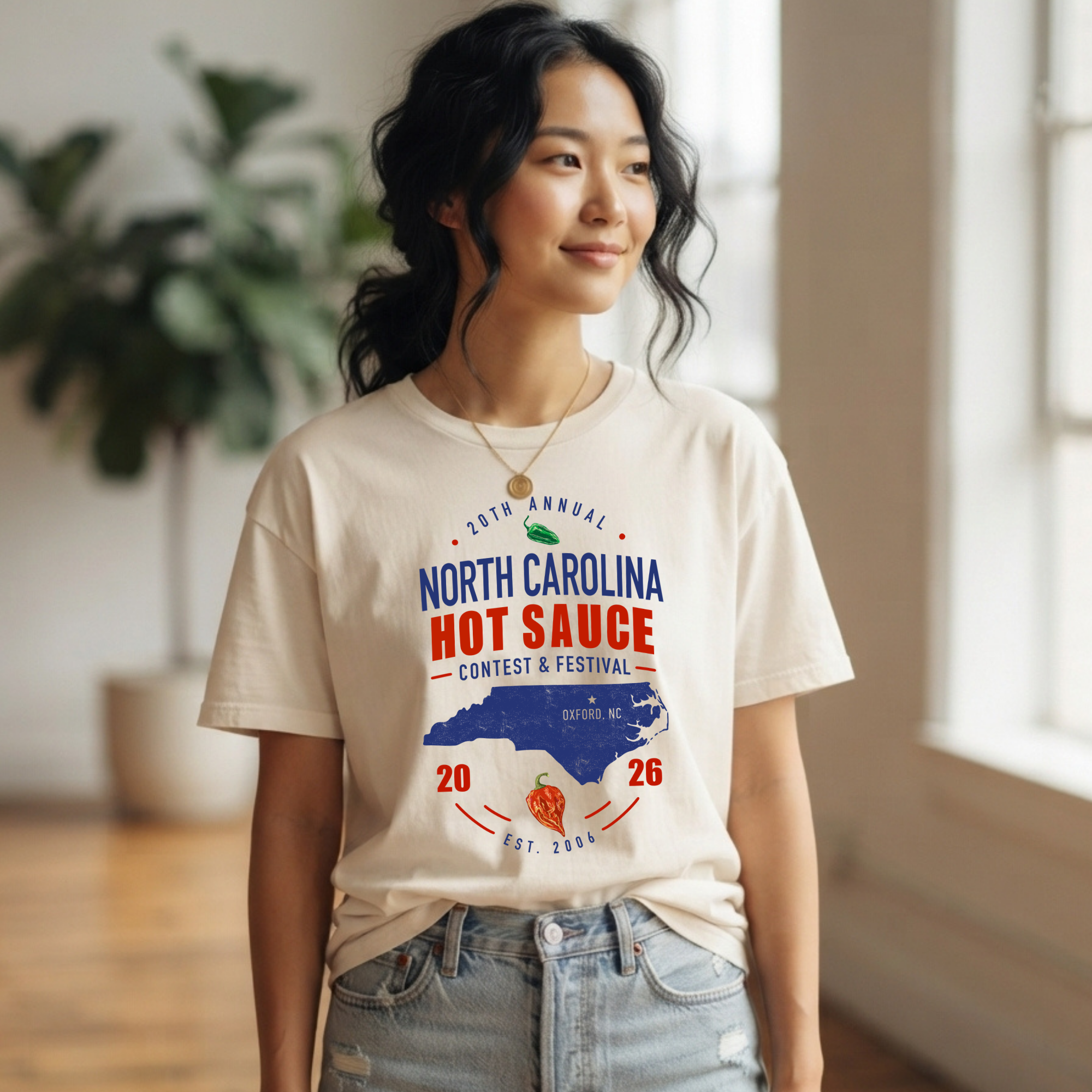 NC Hot Sauce Festival Carolina Classic T-Shirt