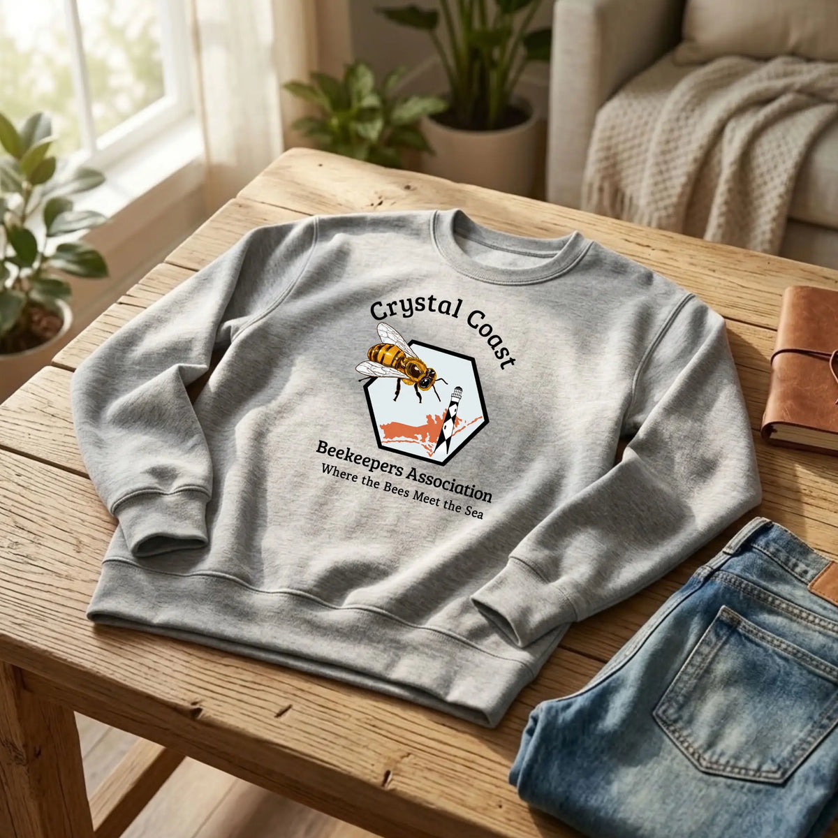 Crystal Coast Beekeepers Kids Hoodie