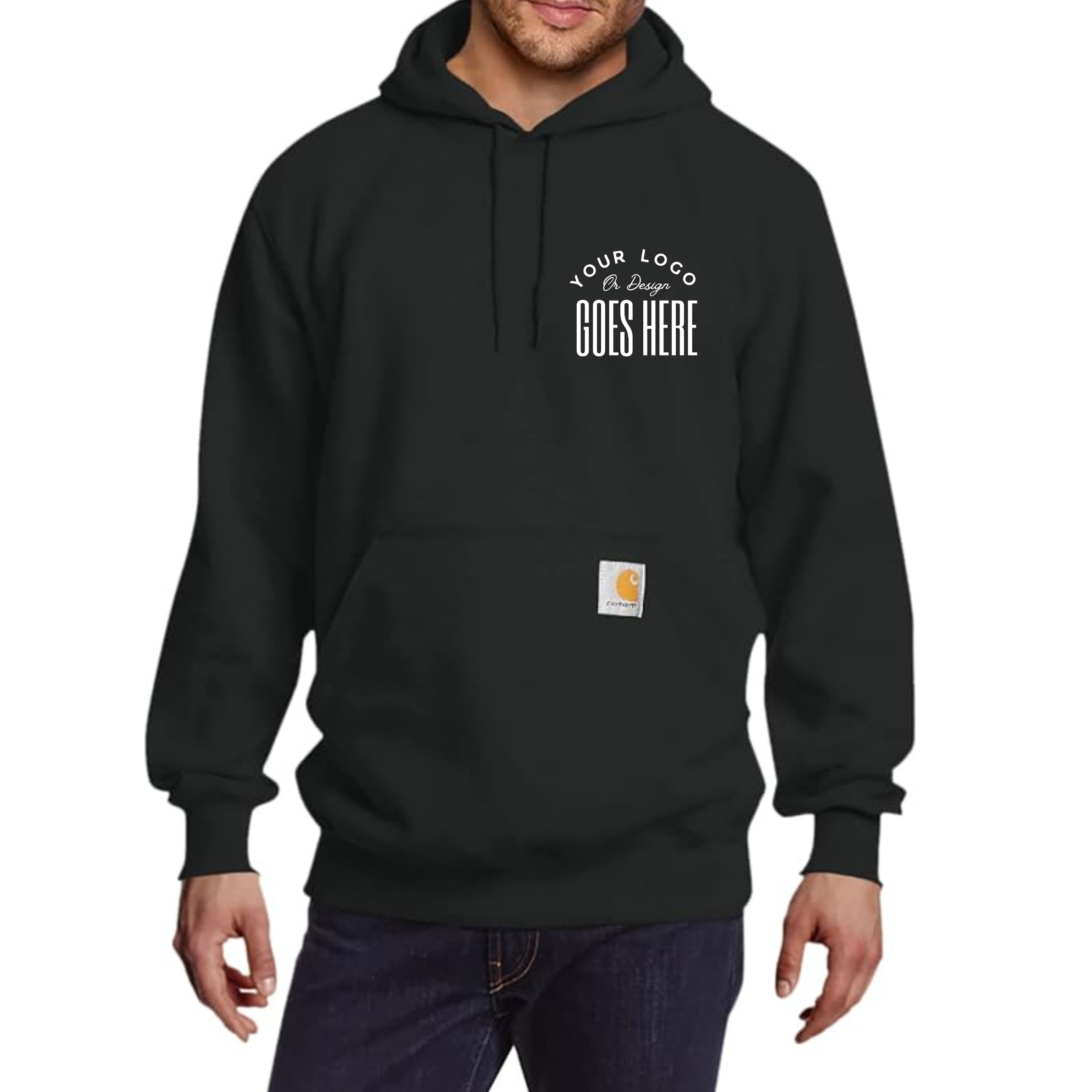 Custom Carhartt Rain Defender Heavyweight Hoodie - Winks Design Studio,LLC