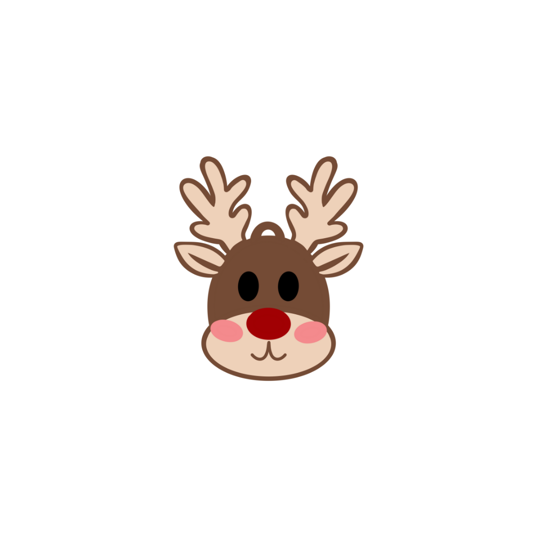 DIY Reindeer Ornament Workshop Kit - Paint Your Own Christmas Craft for Kids - Winks Design Studio,LLC