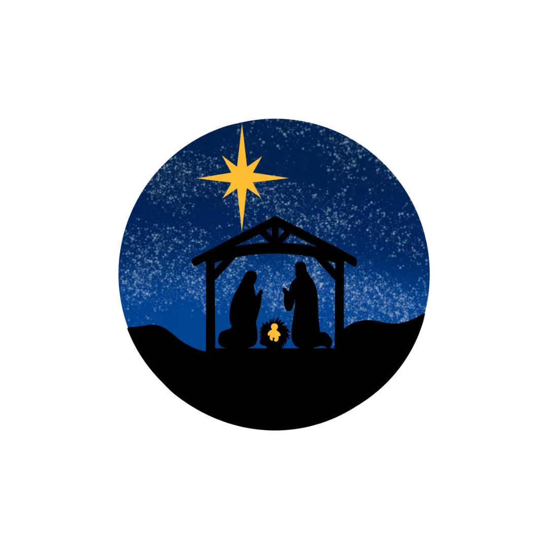 DIY Nativity Manger craft kit by Winks Design Studio with paint, featuring a Christmas stable scene for arts and crafts projects.