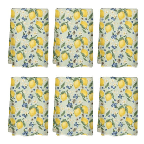 Lemonberry Bloom Kitchen Towel - Winks Design Studio,LLC