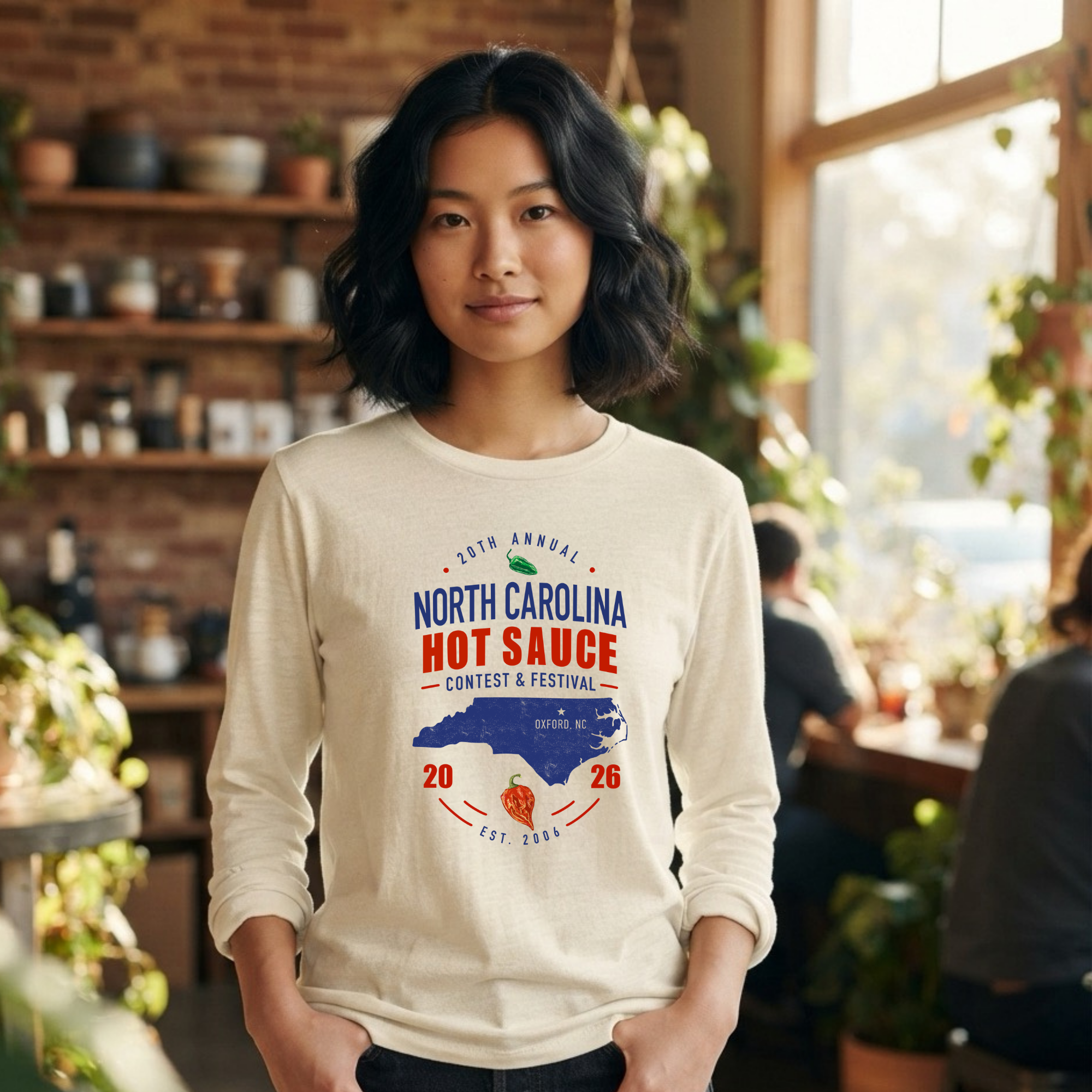 NC Hot Sauce Festival Carolina Classic Long Sleeve