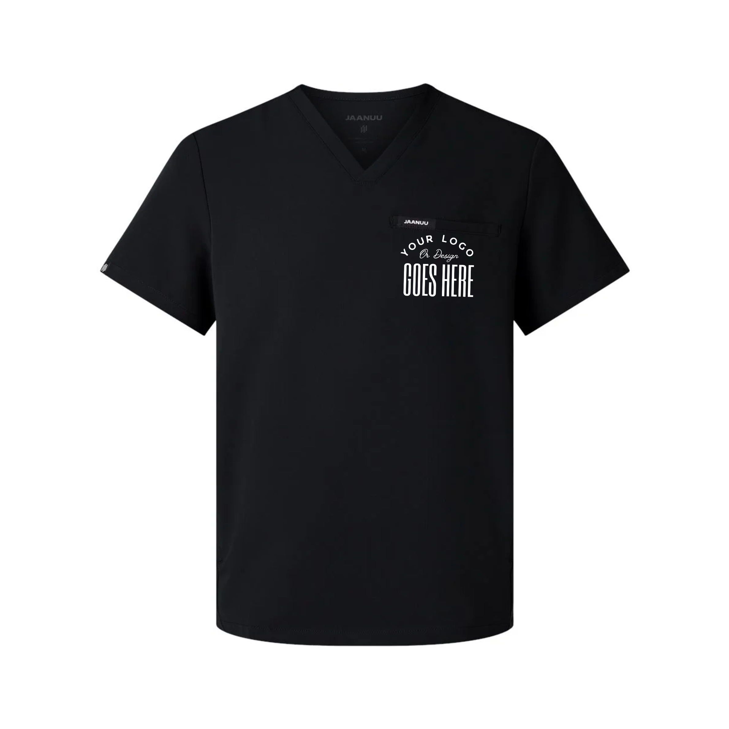 Custom Jaanuu Platt 3-Pocket Scrub V-Neck Top - Winks Design Studio,LLC
