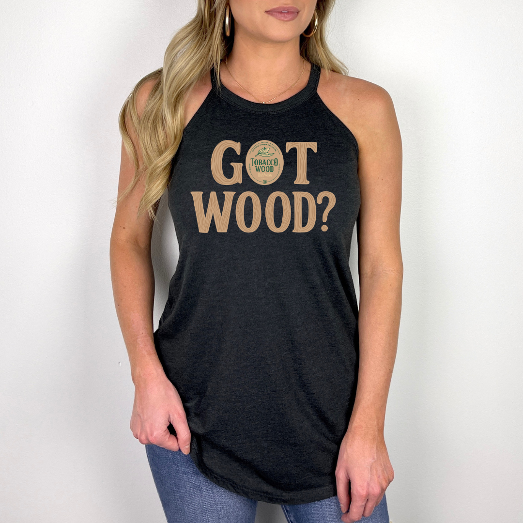 Tobacco Wood Brewing Got Wood Halter Tank - Winks Design Studio,LLC