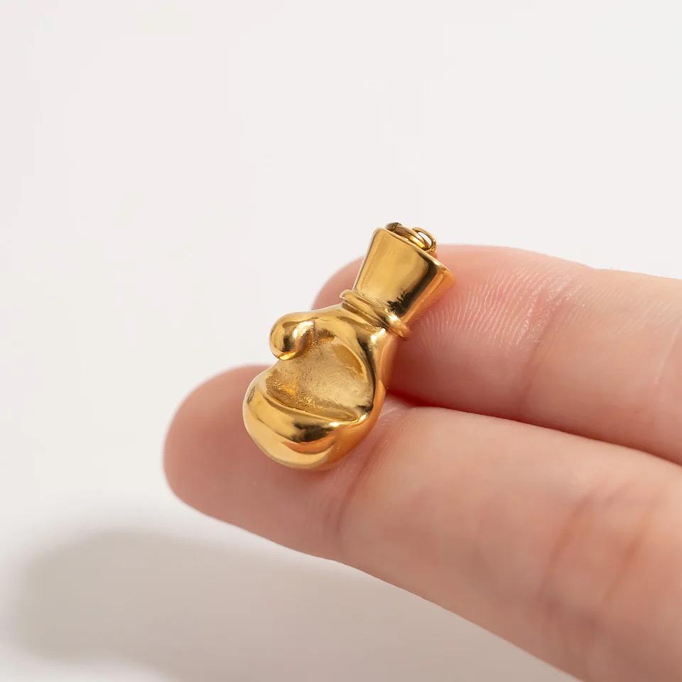 18K Gold Boxing Glove Charm - Winks Design Studio,LLC