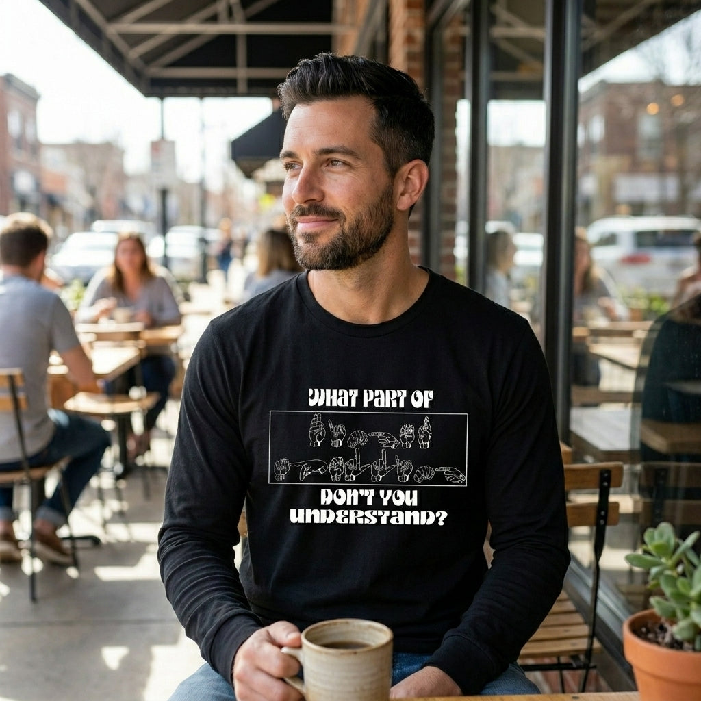 ASL Finger Spelling Long Sleeve