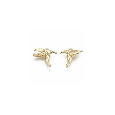 Gold Hummingbird Charm