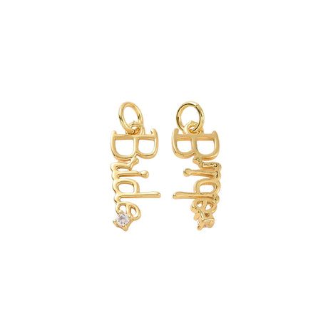 Gold Minimalistic Bride Charm