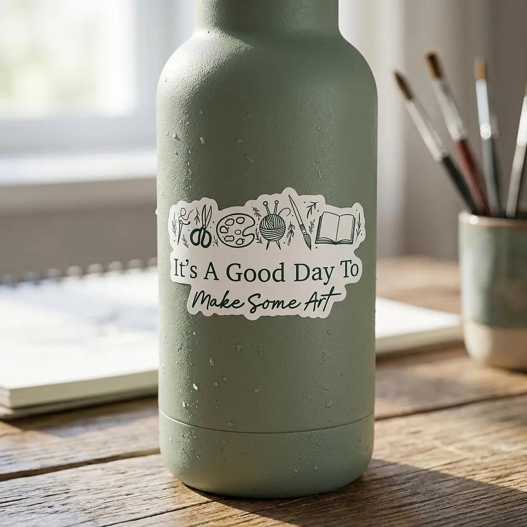 Colorful sticker from Winks Design Studio featuring the phrase "It&