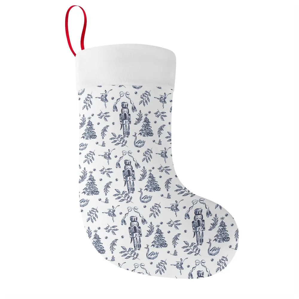 Elegant Nutcracker Christmas Stocking - Winks Design Studio,LLC