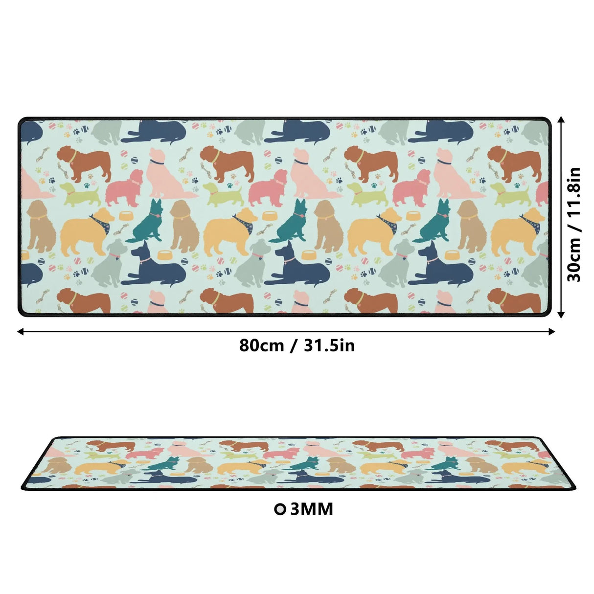 Dog Lover Desk Mat - Winks Design Studio,LLC