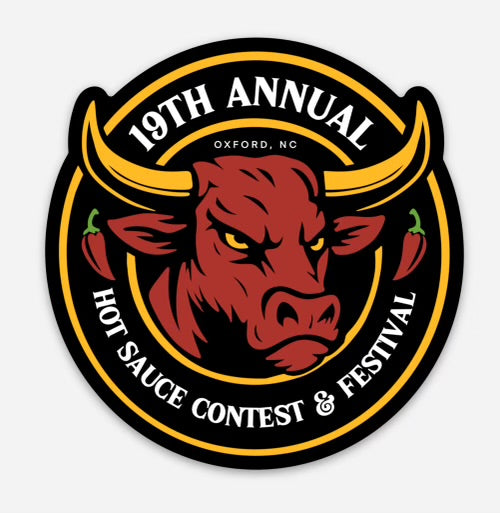 NC Hot Sauce Contest & Festival Stickers- Multiple Designs - Winks Design Studio,LLC