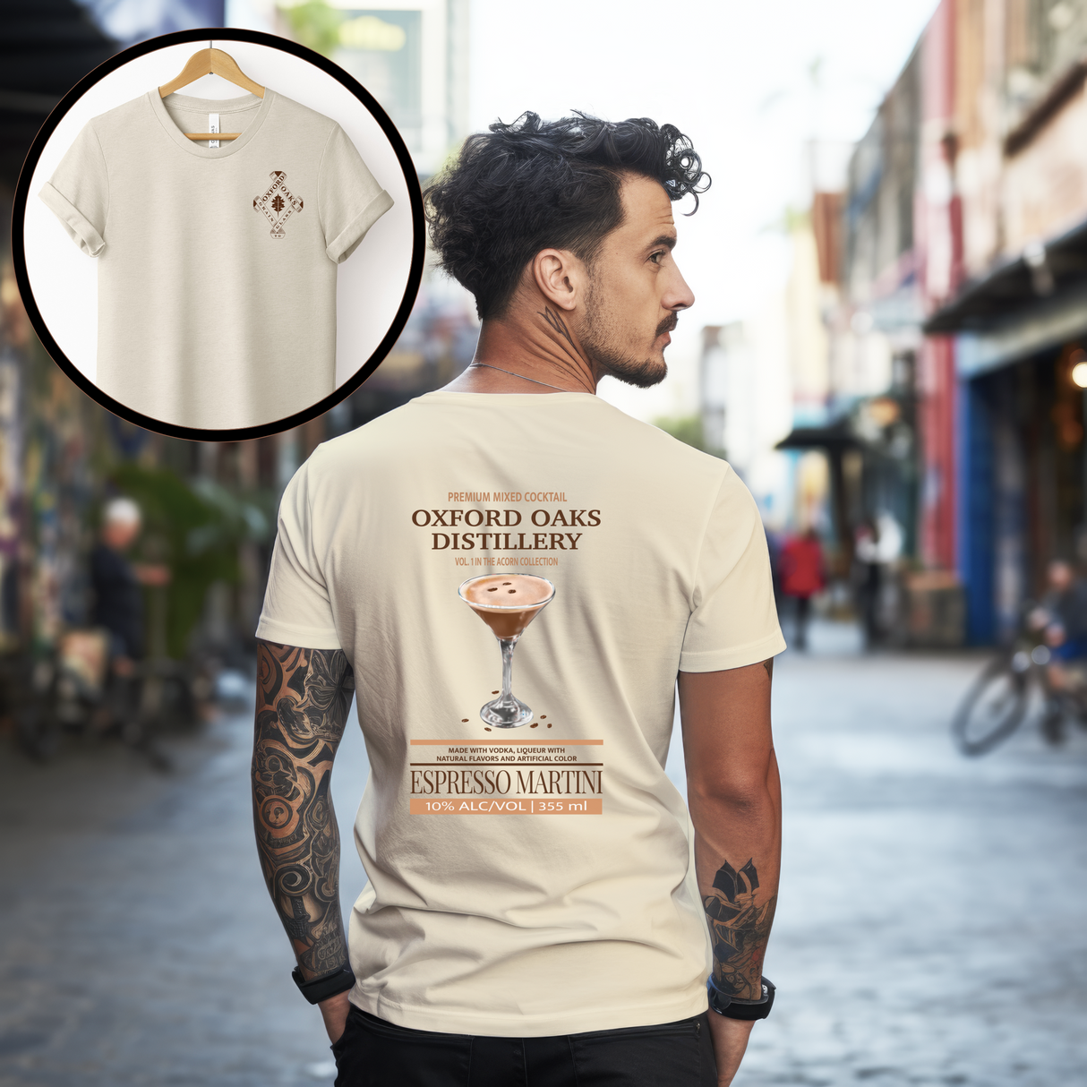 Oxford Oaks Distillery Blackberry Daquiri T-shirt - Winks Design Studio,LLC