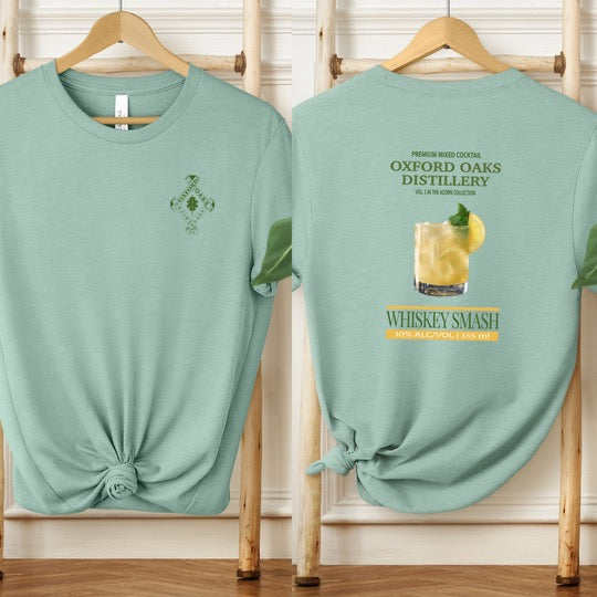 Oxford Oaks Distillery Whiskey Smash T-shirt - Winks Design Studio,LLC