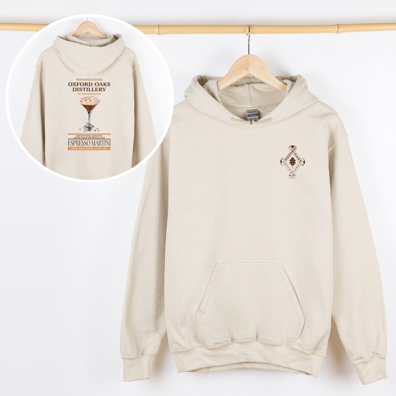 Oxford Oaks Distillery Espresso Martini Hoodie - Winks Design Studio,LLC