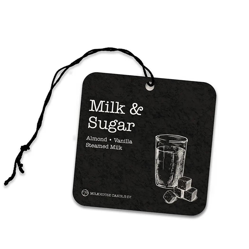 Milkhouse Candle Co. Car Freshener: Milk & Sugar - Winks Design Studio,LLC