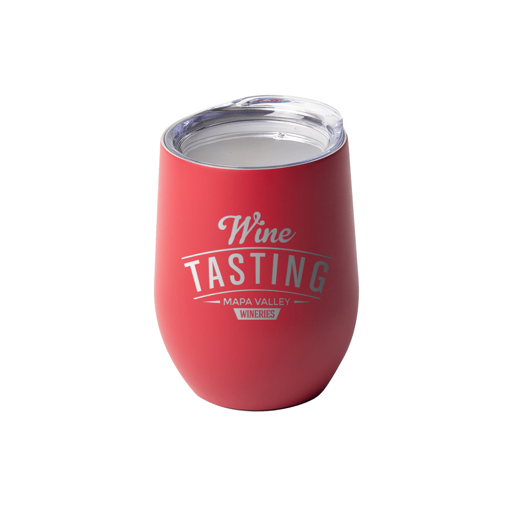 Custom 12oz Stemless Wine Glass - Winks Design Studio,LLC