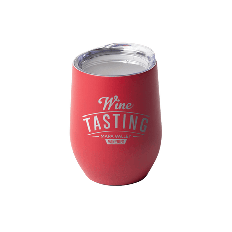 Custom 12oz Stemless Wine Glass - Winks Design Studio,LLC