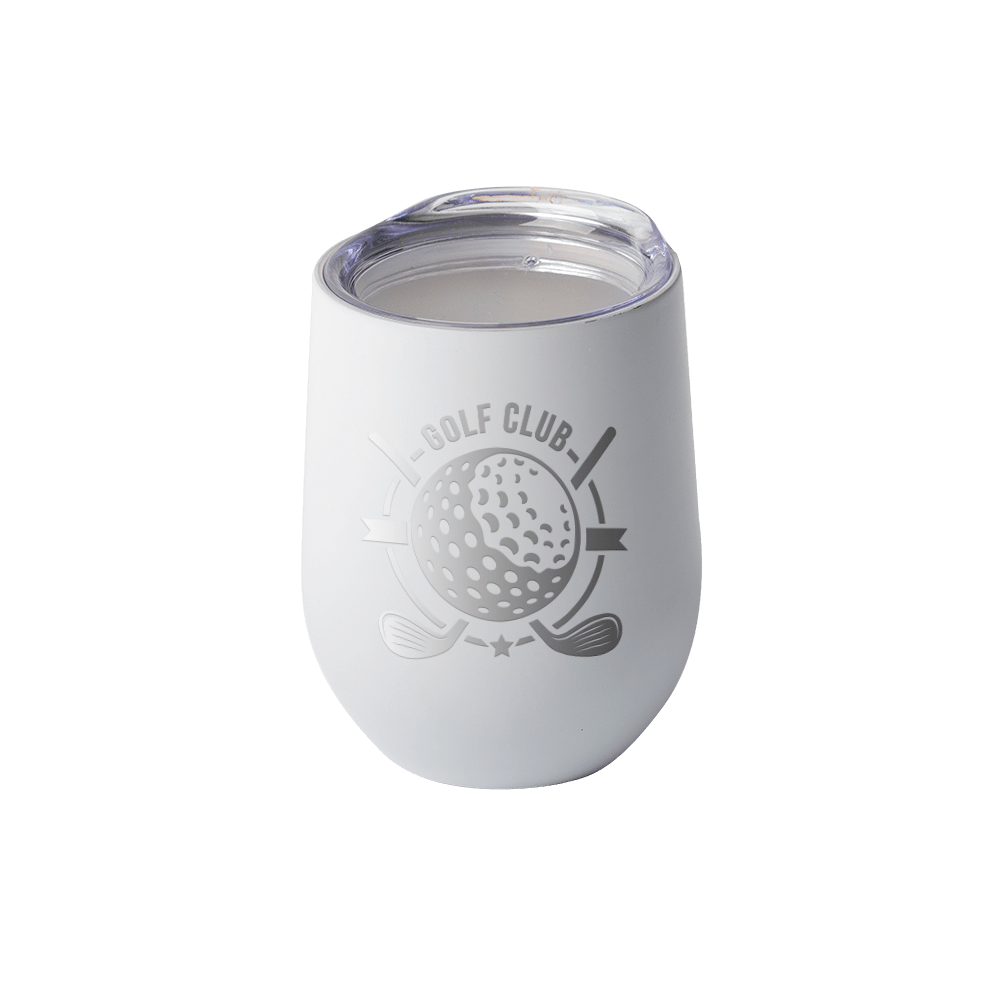 Custom 12oz Stemless Wine Glass - Winks Design Studio,LLC