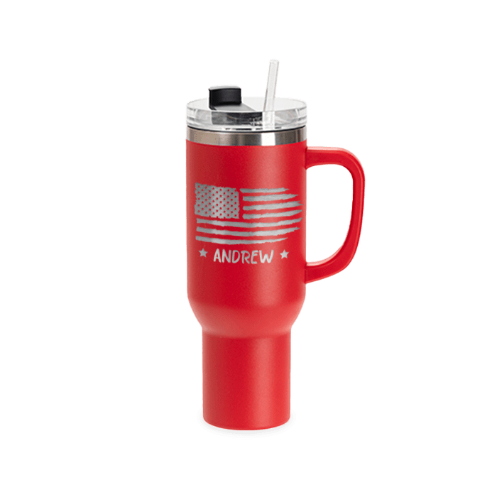 Custom 40oz Powder Coated Tumbler - Winks Design Studio,LLC