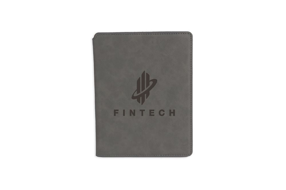 Custom Engraved Leather Portfolio - Winks Design Studio,LLC