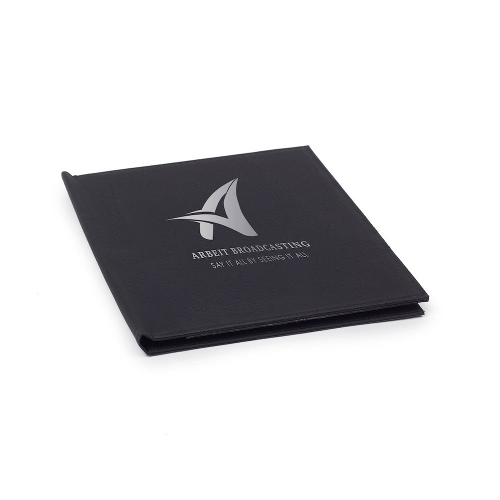 Custom Engraved Leather Portfolio - Winks Design Studio,LLC