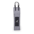 Custom Leather Flannel Wine Tote - Winks Design Studio,LLC
