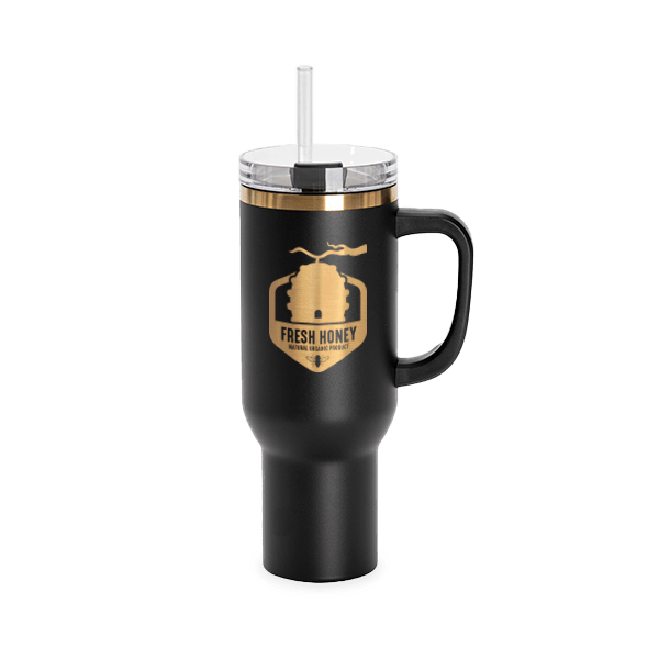 Custom 40oz Powder Coated Tumbler - Winks Design Studio,LLC