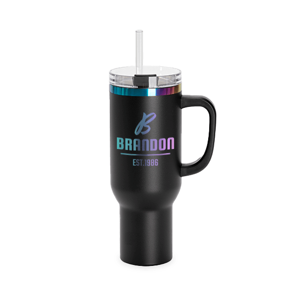 Custom 40oz Powder Coated Tumbler - Winks Design Studio,LLC