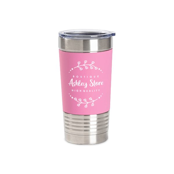 Custom 20oz Tumbler with Silicone Sleeve - Winks Design Studio,LLC