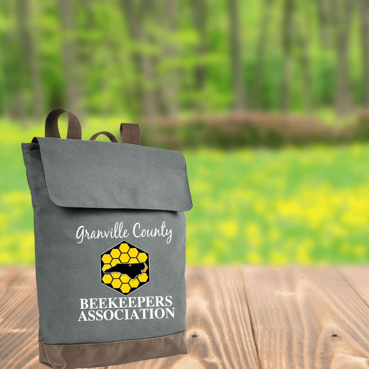 GCBA Large Canvas Backpack - Winks Design Studio,LLC