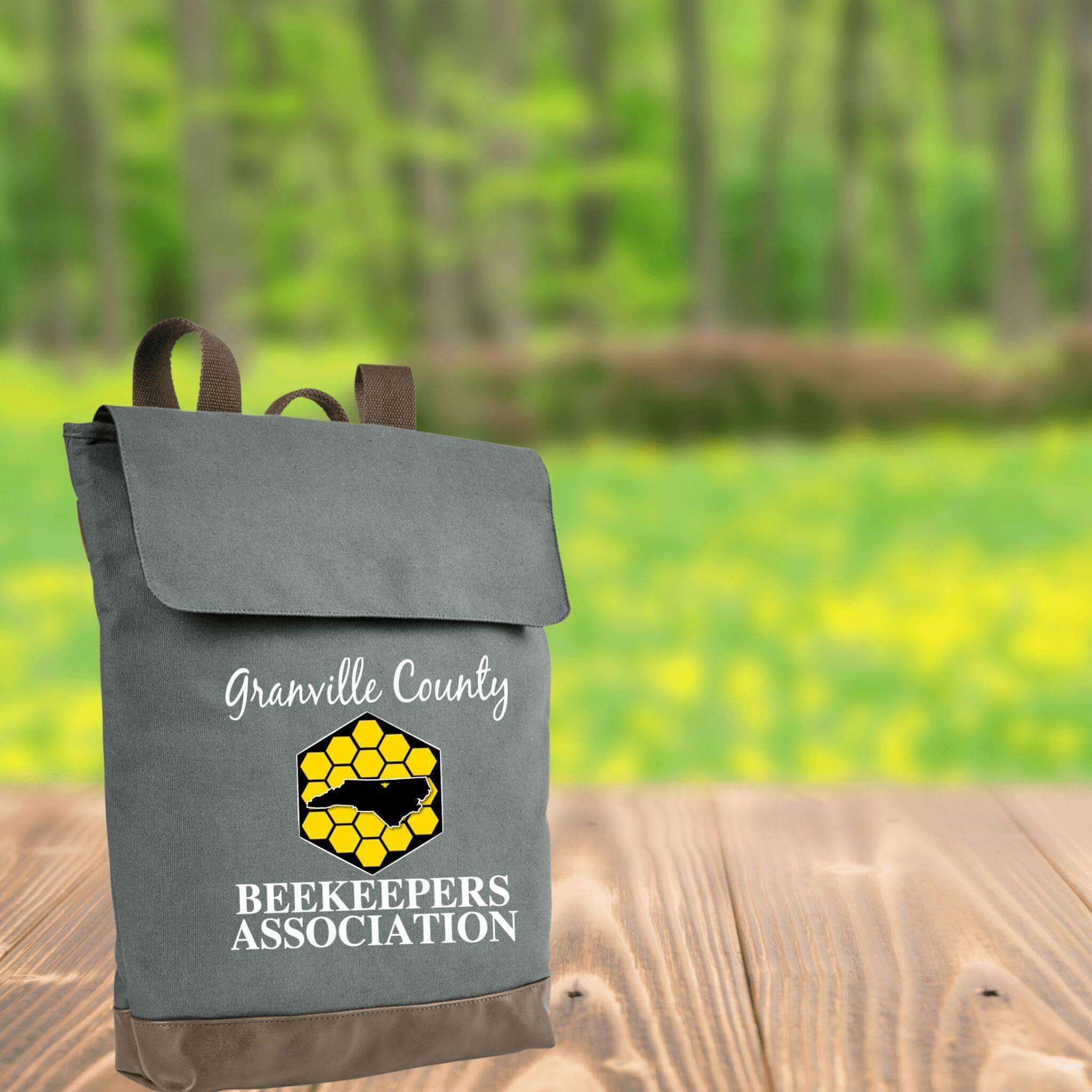 GCBA Large Canvas Backpack - Winks Design Studio,LLC