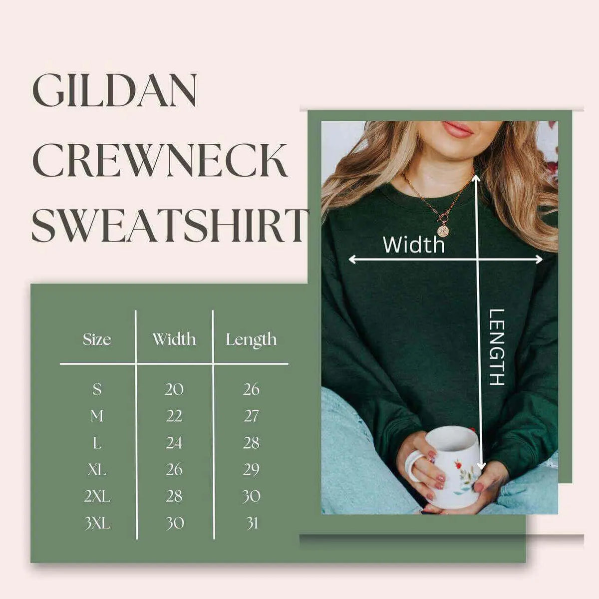 Winks Design Studio In Christ You Are crewneck sweater in small size with positive Christian message on the front.