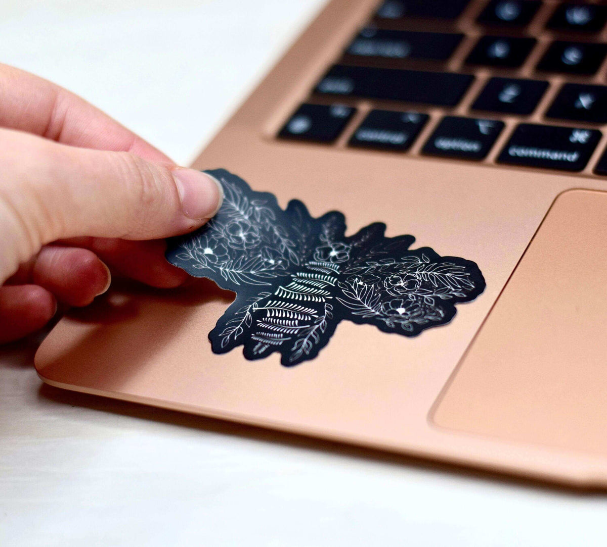 Flower Bee vinyl sticker from Winks Design Studio, LLC featuring a colorful bee and flower design on a decorative sticker.