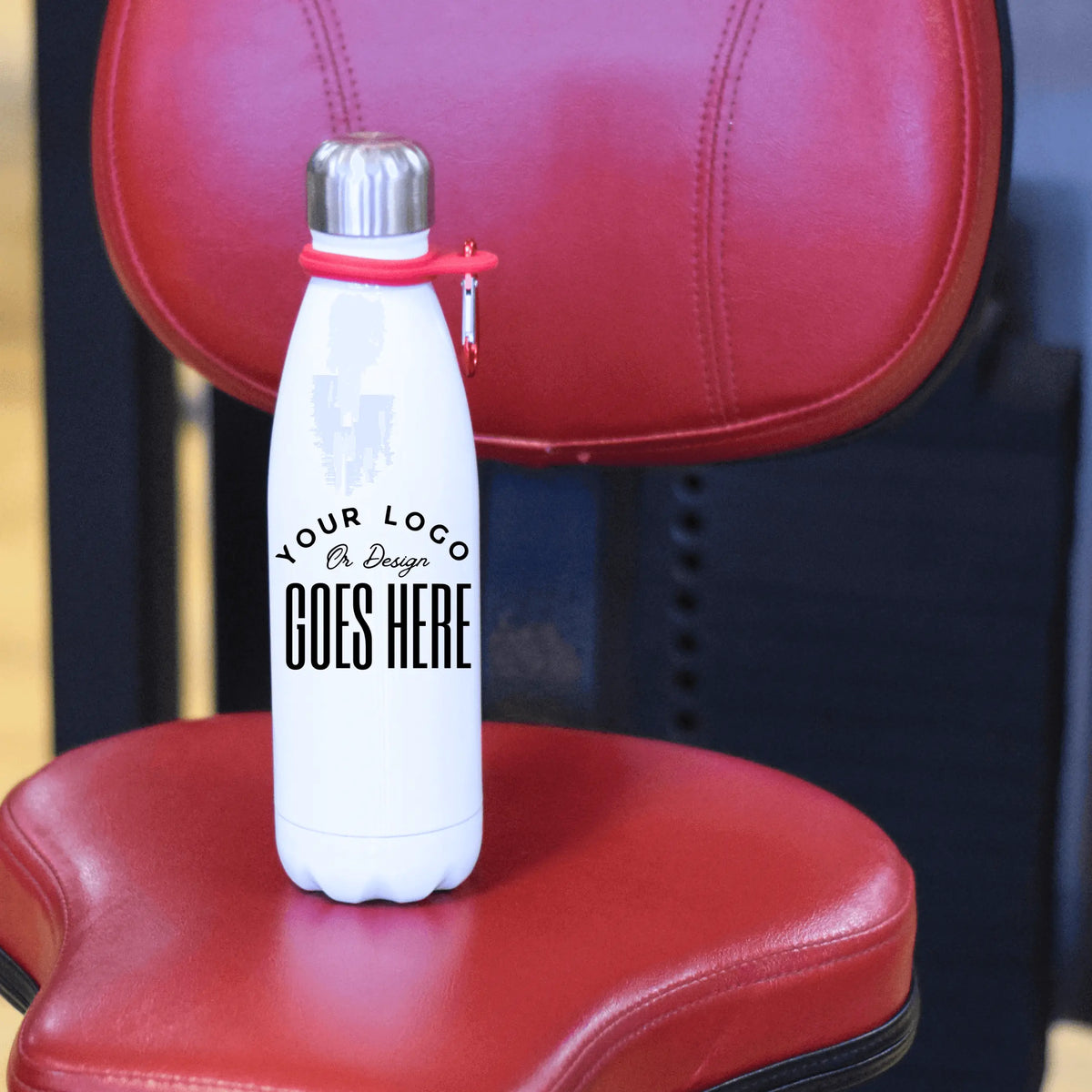 Custom 17oz water bottle from Winks Design Studio, LLC, featuring a sleek drinkware design with a personalized style.