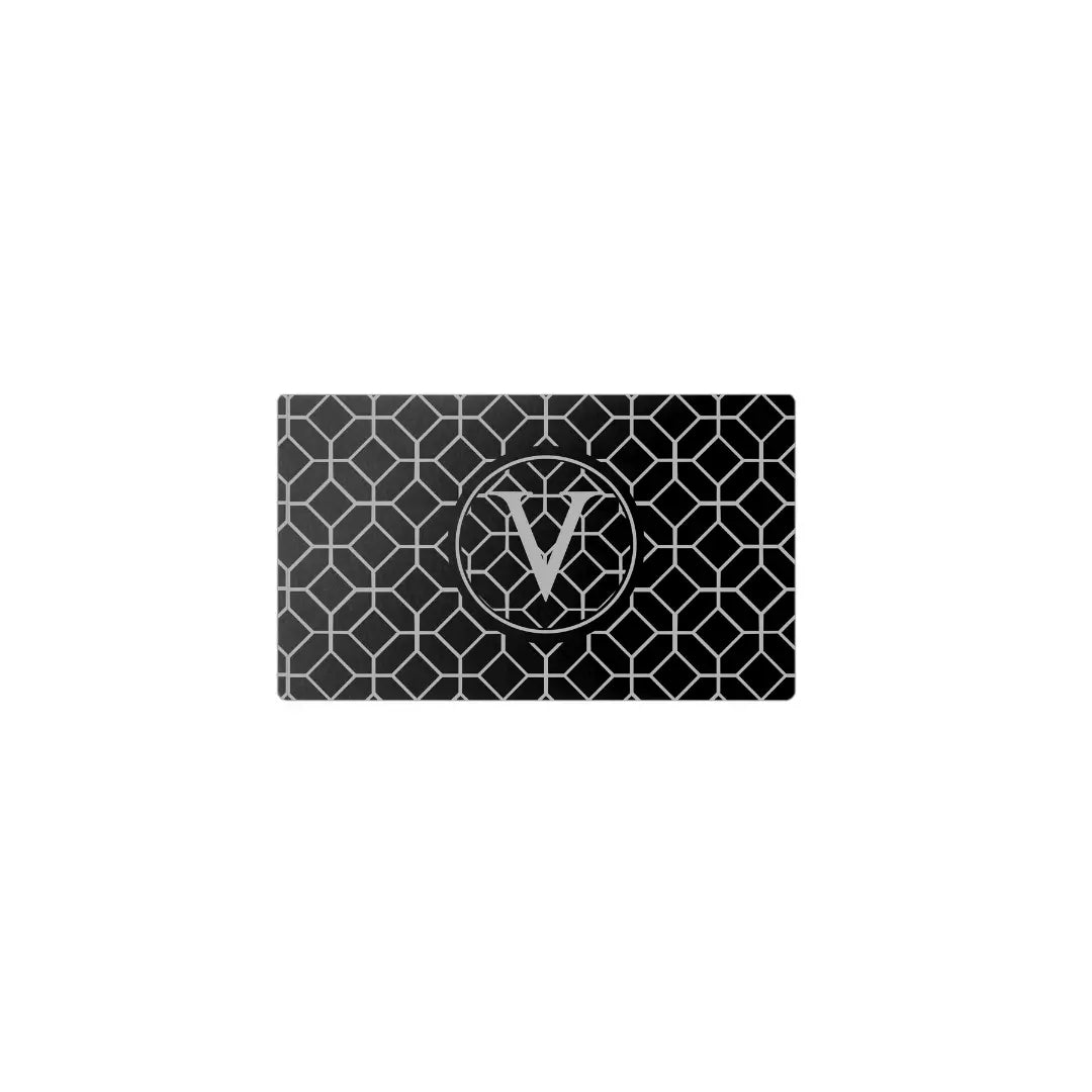 Above The Oaks Black Gift Card by Winks Design Studio, LLC, featuring an elegant black design for gifting occasions.
