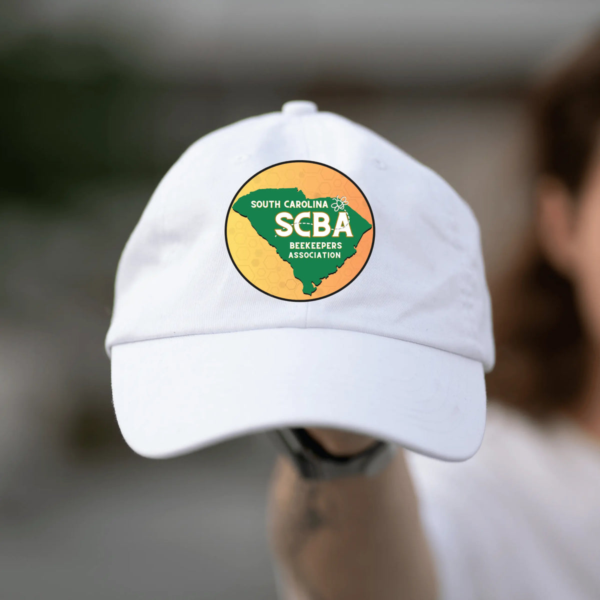 Black SCBA Twill Hat by Winks Design Studio, LLC featuring a classic hat design and embroidered branding.